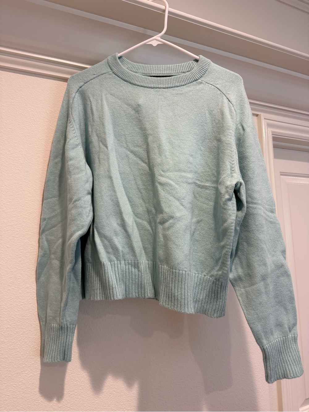 Banana Republic Light Aqua Crewneck Sweater - Women